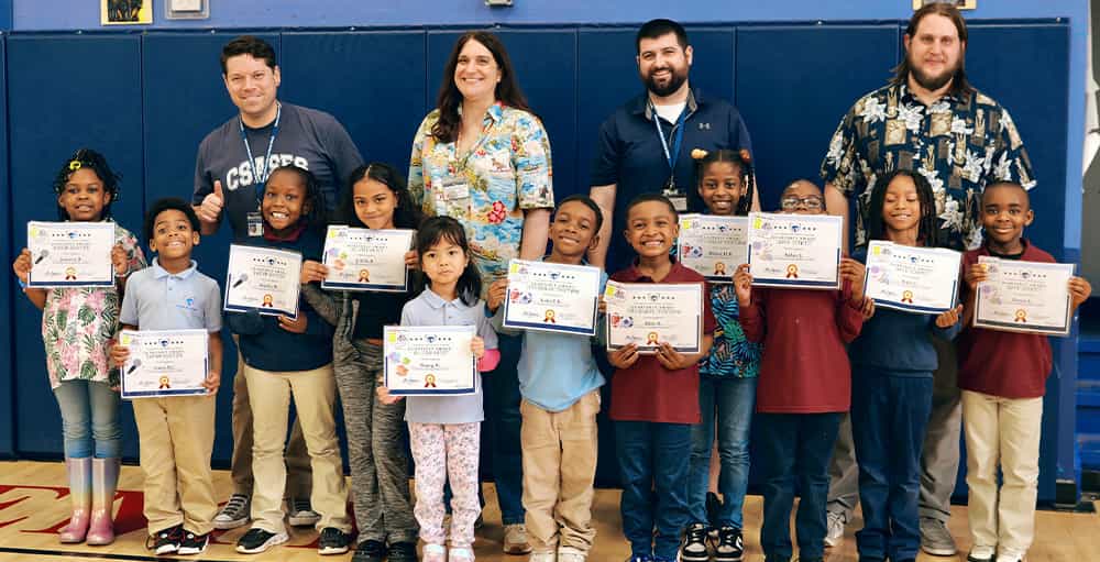 CSAS ES Celebrates  K–2 Students During Quarter 3 Award Ceremony 